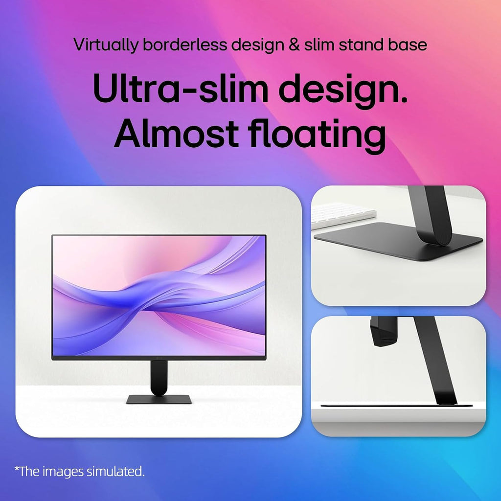 LG 24' FHD IPS Monitor, 1920x1080, 120Hz, 1ms MBR, AMD FreeSync Premium, HDR10, 99% sRGB, HDMI, VGA, Tilt Adjustable Stand, 3-Side Borderless Design for Home Office and Gaming