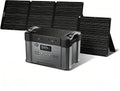 ALLPOWERS S2000 Pro Solar Generator with Panels Included, 2400W MPPT Portable Power Station with SE200 Foldable Solar Panel 200Wx2, Solar Backup Power for Van House Outdoor Camping
