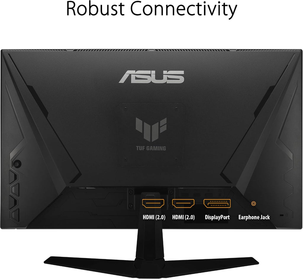 ASUS TUF Gaming 27' 1080P Monitor (VG279Q3A) – Full HD, 180Hz, 1ms, Fast IPS, Extreme Low Motion Blur Sync, FreeSync Premium, G-SYNC Compatible, Variable Overdrive, 99% sRGB, DisplayPort, HDMI