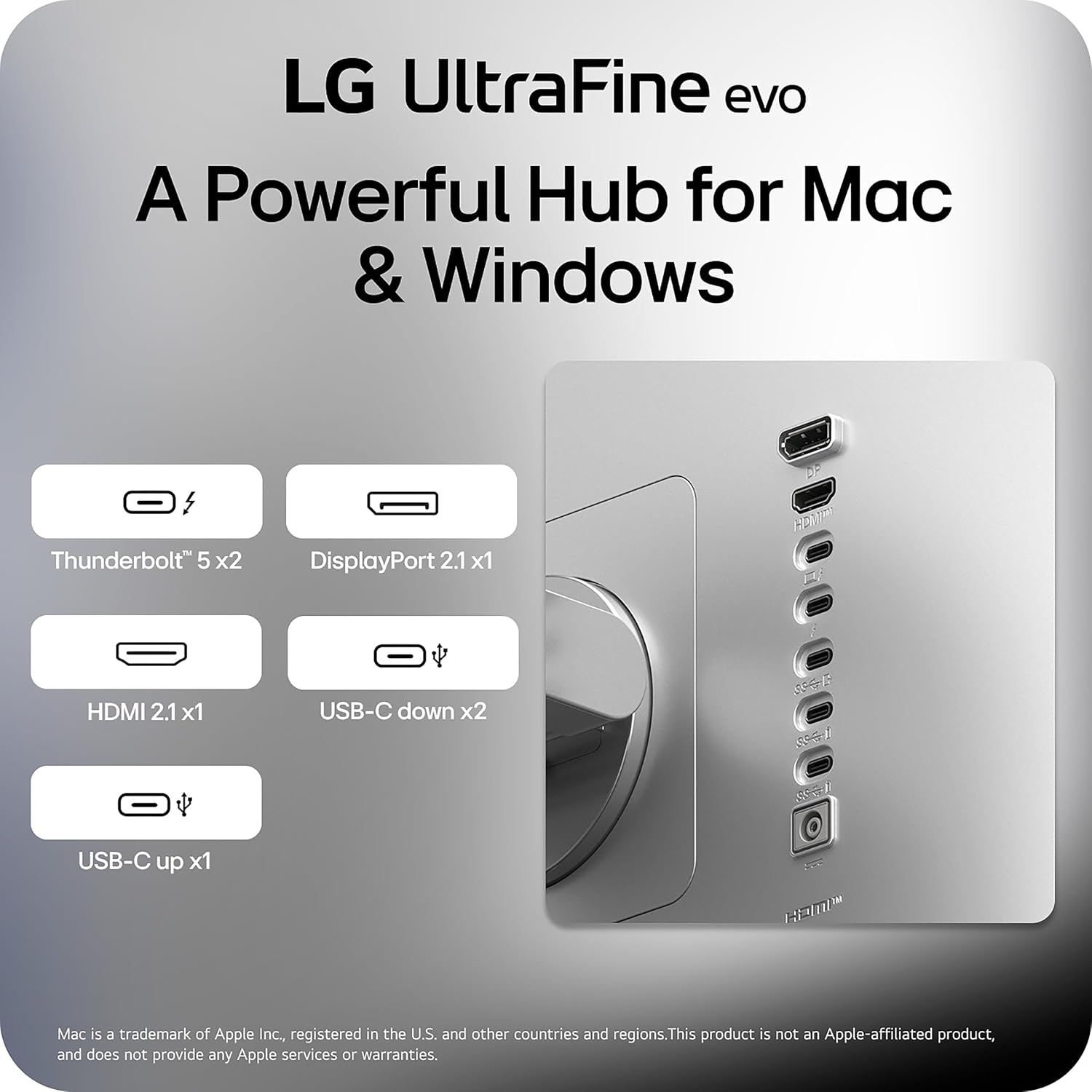 LG 32U990A-S 32-Inch Ultrafine 6K (6144 x 3456) Nano IPS Black Thunderbolt 5 Professional Monitor, 60Hz, DisplayHDR 600, Speakers, HDMI 2.1, DisplayPort 2.1, USB-C, Tilt/Height/Pivot Stand, Silver