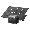 Anker SOLIX C1000 Portable Power Station with 100W Solar Panel, 1800W Solar Generator, 1056wh LFP (LiFePO4) Battery, 6 AC Outlets, Up to 2400W for Home, Power Outages, and Outdoor Camping