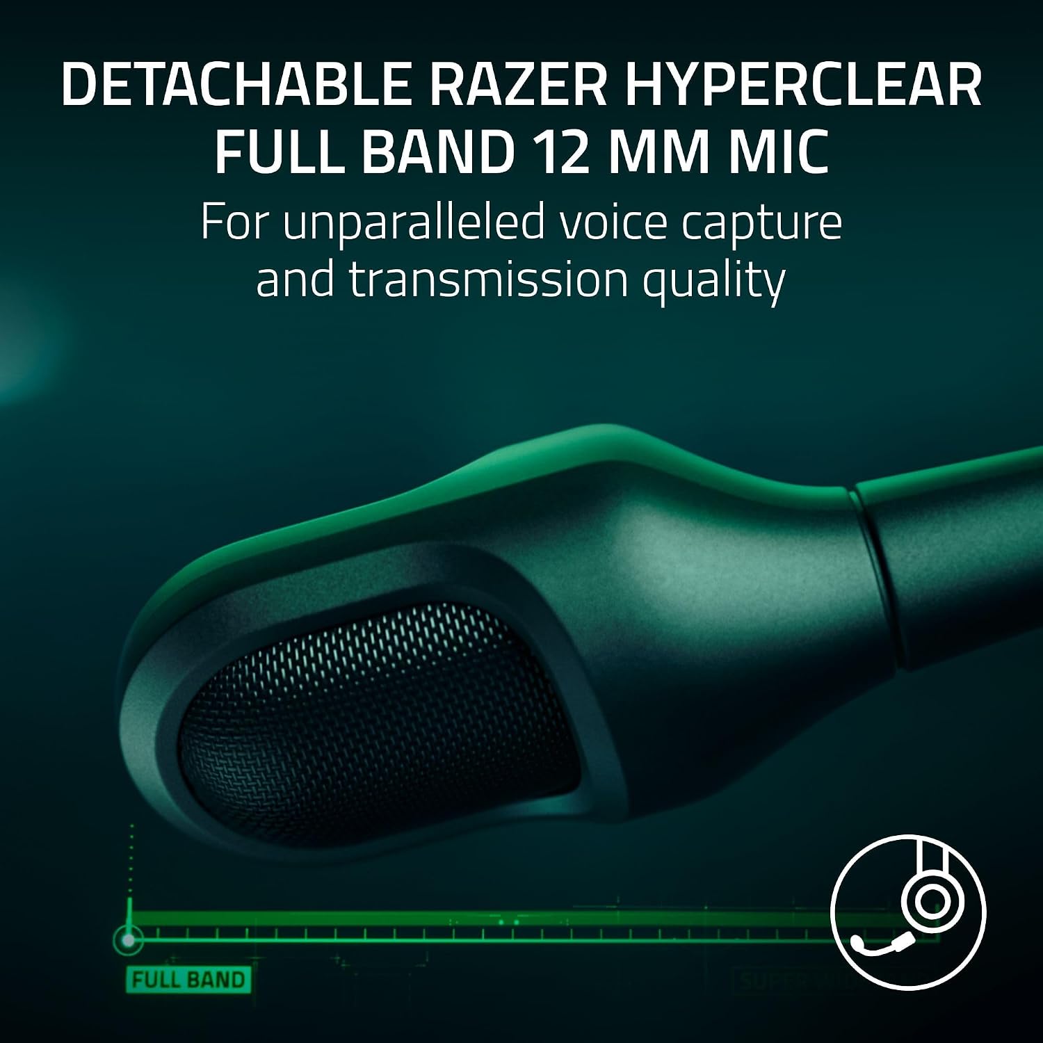 Razer BlackShark V3 Pro Wireless ANC Gaming Headset for PC: Full Band Mic - 50mm Drivers - 2.4 GHz, Bluetooth, USB, 3.5mm - Works with Mac, PS5, Nintendo Switch, Smartphone - Black (Renewed)