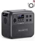 BLUETTI AC180 Portable Power Station, 1152Wh Solar Generator w/ 4 1800W (2700W Peak) AC Outlets, 0-80% in 45 Min, LiFePO4 Battery Backup for Camping (Acid to DC7909 Cable Included)
