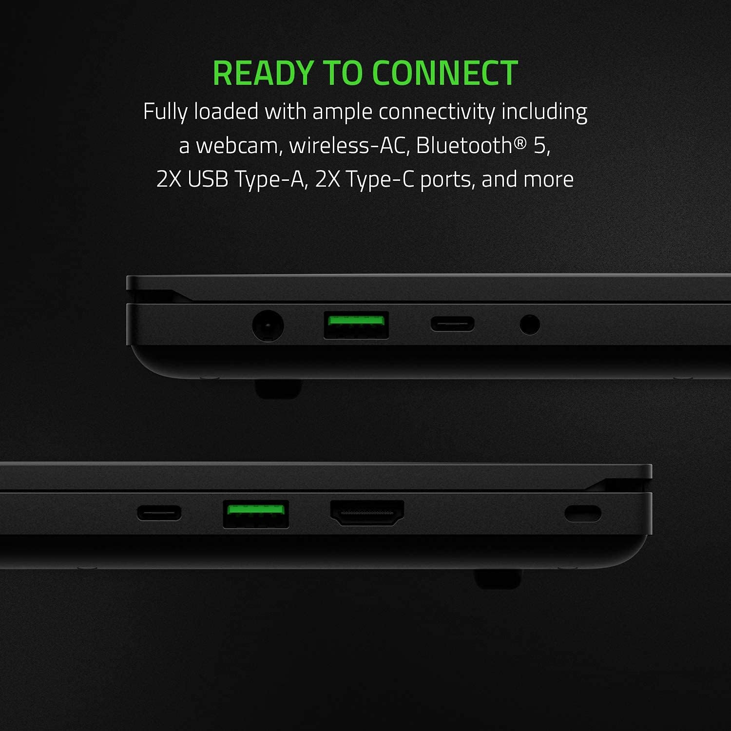 Razer Blade 15 Gaming Laptop i7-10750H NVIDIA GeForce GTX 1660 Ti 15.6' FHD 1080p 120Hz 16GB RAM 256GB SSD CNC Aluminum Chroma RGB Lighting Thunderbolt 3 Black (Renewed)
