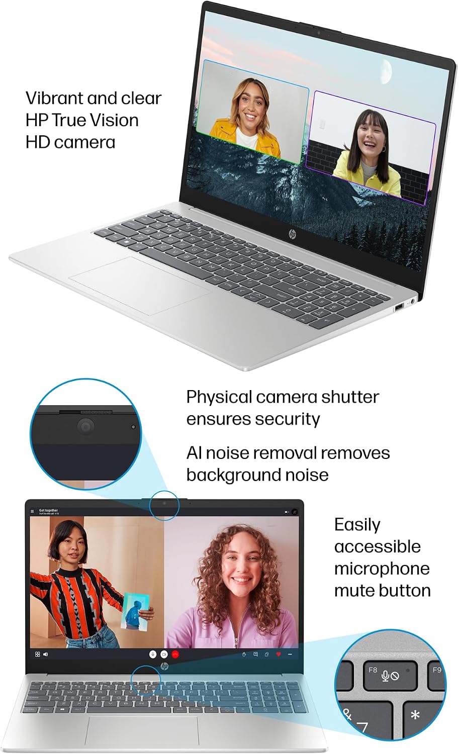 HP 15 Laptop (15.6' FHD Touchscreen, Intel Core i5-1334U (> i7-1255U), 16GB RAM, 512GB SSD) for Business, Students, Home, 10-Hour Long Battery Life, IST Hub, Wi-Fi 6, Numpad, Fast Charge, Win 11 Home