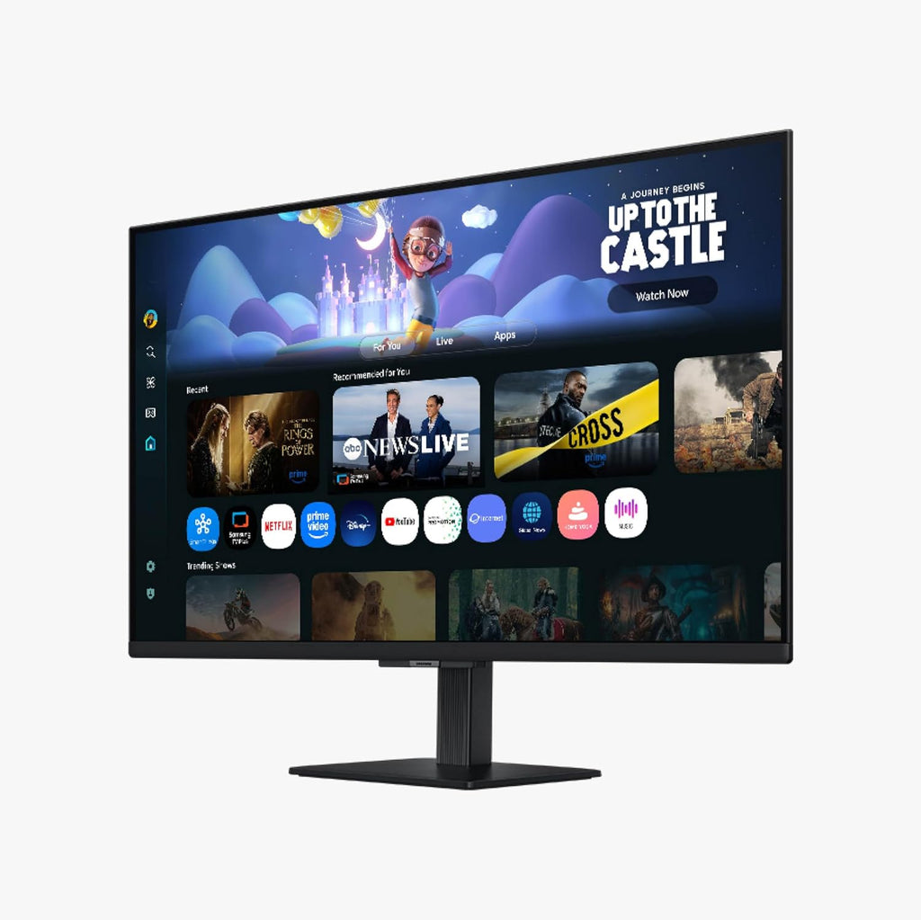 Samsung 32-Inch M5 (M50F) Series FHD Smart Monitor with Streaming TV, Speakers, HDR10, Gaming Hub, Multiple Ports, Workout Tracker, Vision Accessibility Tools, Black, LS32FM502ENXZA