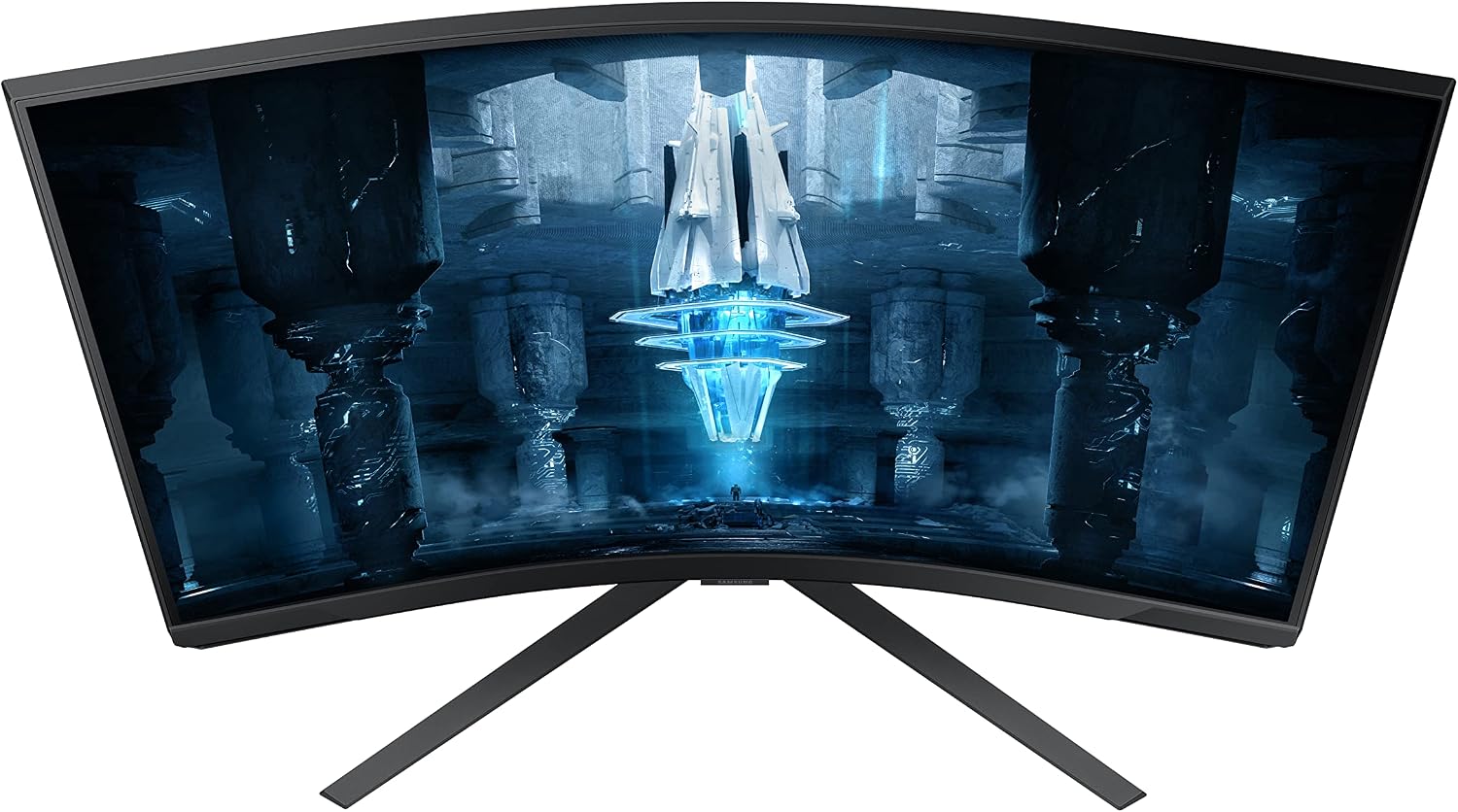 Samsung 2022 32'' Odyssey Neo G8 4K UHD 165Hz 1ms G-Sync 1000R Curved Gaming Monitor, Quantum HDR2000, AMD FreeSync Premium Pro, Ultrawide Game View, DisplayPort, HDMI, Black (Renewed)