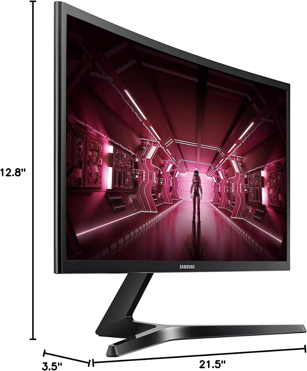 SAMSUNG 24-Inch CRG5 144Hz Curved Gaming Monitor (LC24RG50FQNXZA) â€' Computer Monitor, 1920 x 1080p Resolution, 4ms Response, FreeSync, Game Mode, HDMI