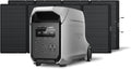 EF ECOFLOW DELTA 3 Ultra Plus Portable Power Station with 2X400W Solar Panel, 3072Wh LiFePO4 Battery, 3600W (7200W Surge) Output, Expandable to 11kWh, Reliable Home Battery Backup & Camping