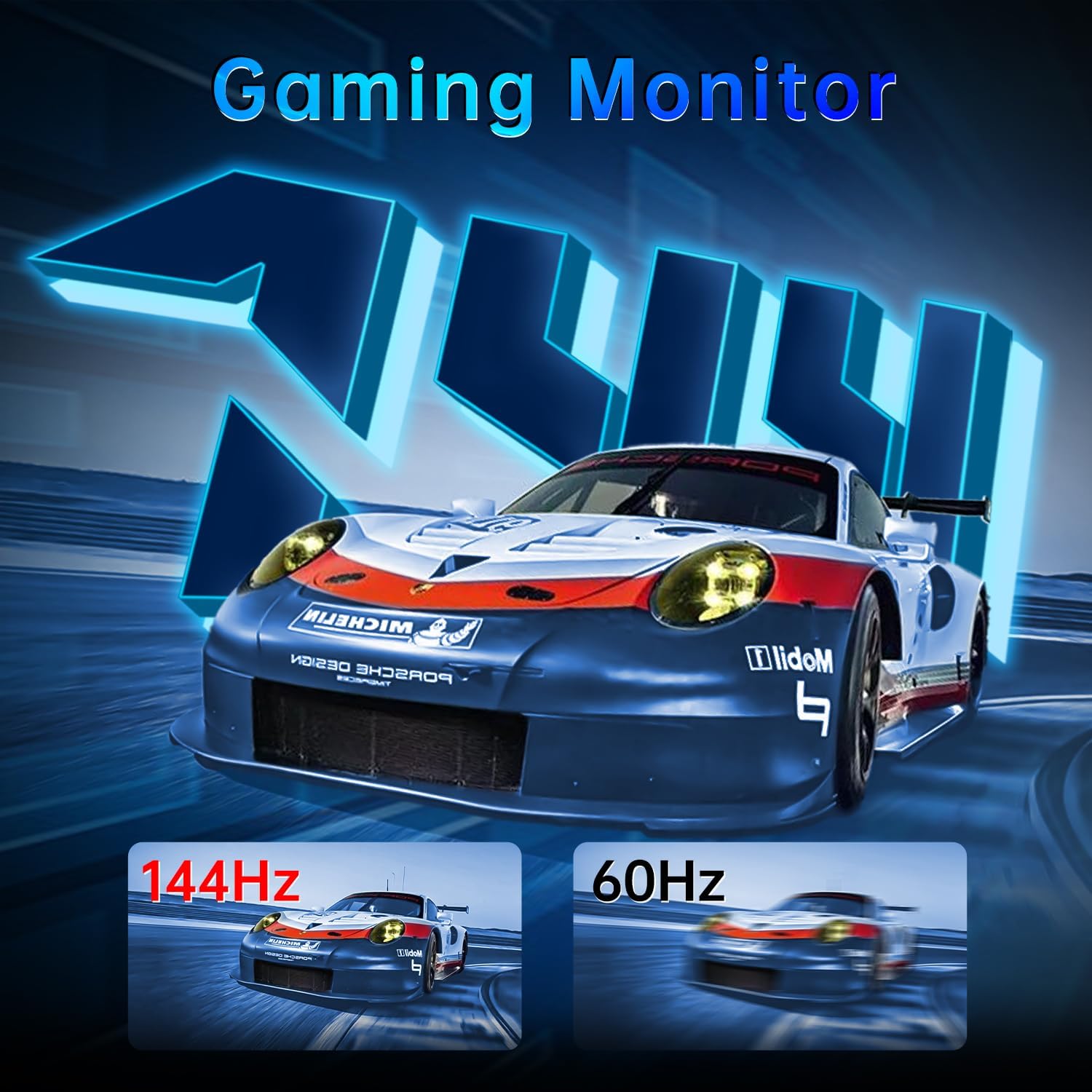 28 Inch 4K UHD 3840x2160 144Hz Gaming Computer Monitor,1ms IPS PC Screen,AMD FreeSync Premium,125% sRGB,95% DCI-P3,Monitor with Speaker,HDMI2.1,Height Adjustable,TS2700