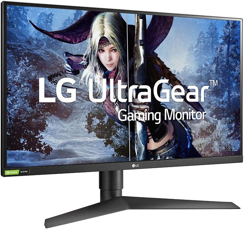 LG 27GL850-B 27 Inch Ultragear QHD Nano IPS 1ms NVIDIA G-Sync Compatible Gaming Monitor, Black