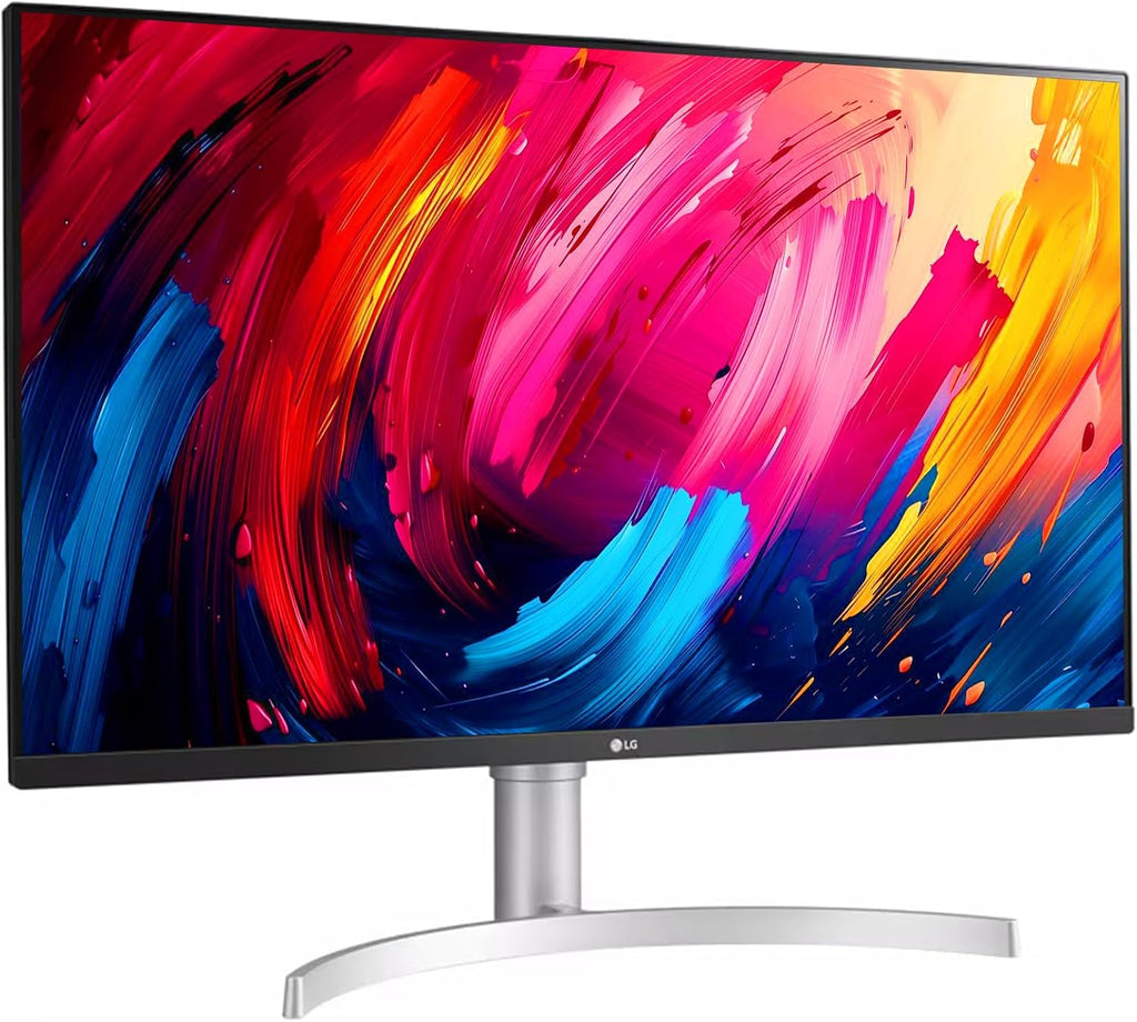 LG 32' 4K UHD Monitor, 60Hz IPS HDR 10, AMD FreeSync, 99% sRGB, 100 x 100 mm VESA, Tilt/Height Adjustable Stand, 1 x DisplayPort, 2 x HDMI, Black