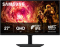 Samsung 27' Odyssey G5 G50F QHD Resolution Gaming Monitor, 180Hz Refresh Rate, Fast IPS Panel, HDR10, NVIDIA G-Sync Compatible, 1ms Response Time (GtG), AMD FreeSync™, Adjustable Stand, LS27FG502ENXZA