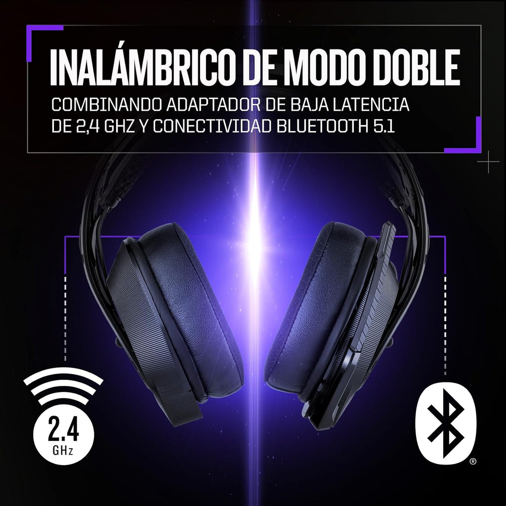 RIG 900 MAX Dual Wireless Gaming Headset with Bluetooth for Xbox, PlayStation, and PC - Multi-Function Charging Base - Up to 60 Hours Battery - Dolby Atmos 3D Audio (Renewed)