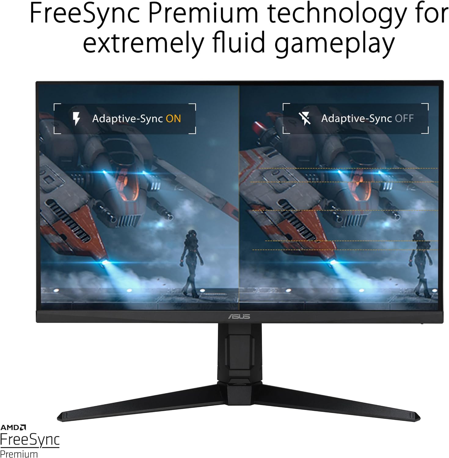 ASUS TUF Gaming 27' 1440P Gaming Monitor (VG27AQML1A) - QHD (2560 x 1440), 260Hz, 1ms, Fast IPS, Extreme Low Motion Blur Sync, G-SYNC Compatible, Freesync Premium, Variable Overdrive, DisplayHDR™ 40