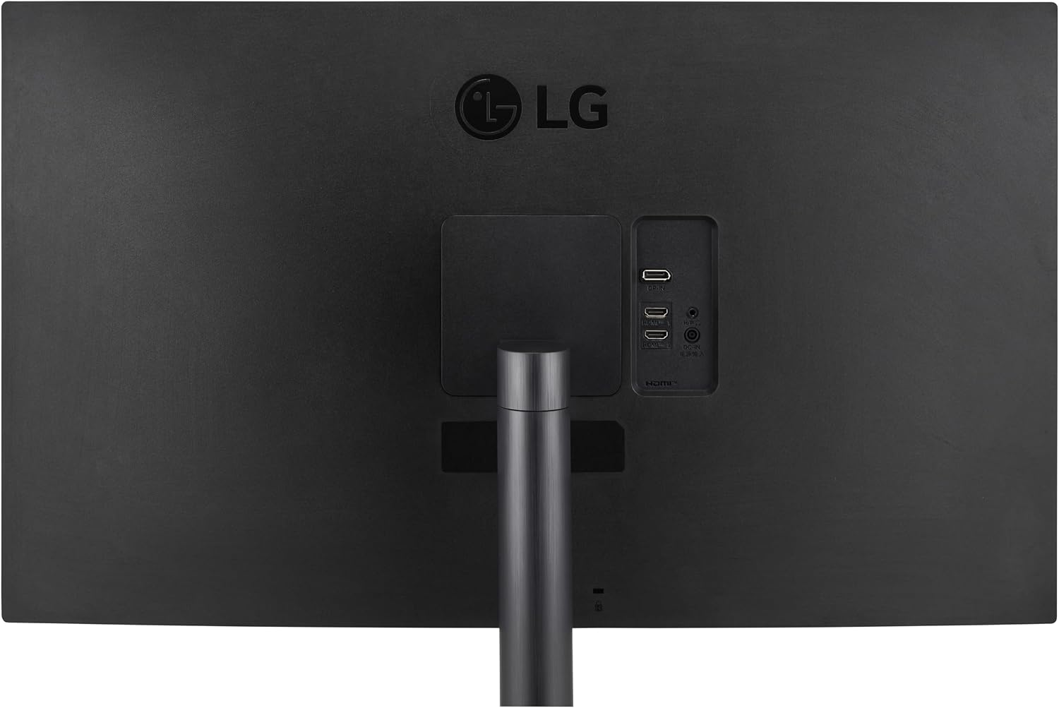 LG 32UR500K-B Ultrafine 32-inch 4K UHD (3840x2160) Computer Monitor HDR10 Built-in Speaker x2 OnScreen Control Reader Mode Flicker Safe Borderless Design HDMIx2 DisplayPort Black
