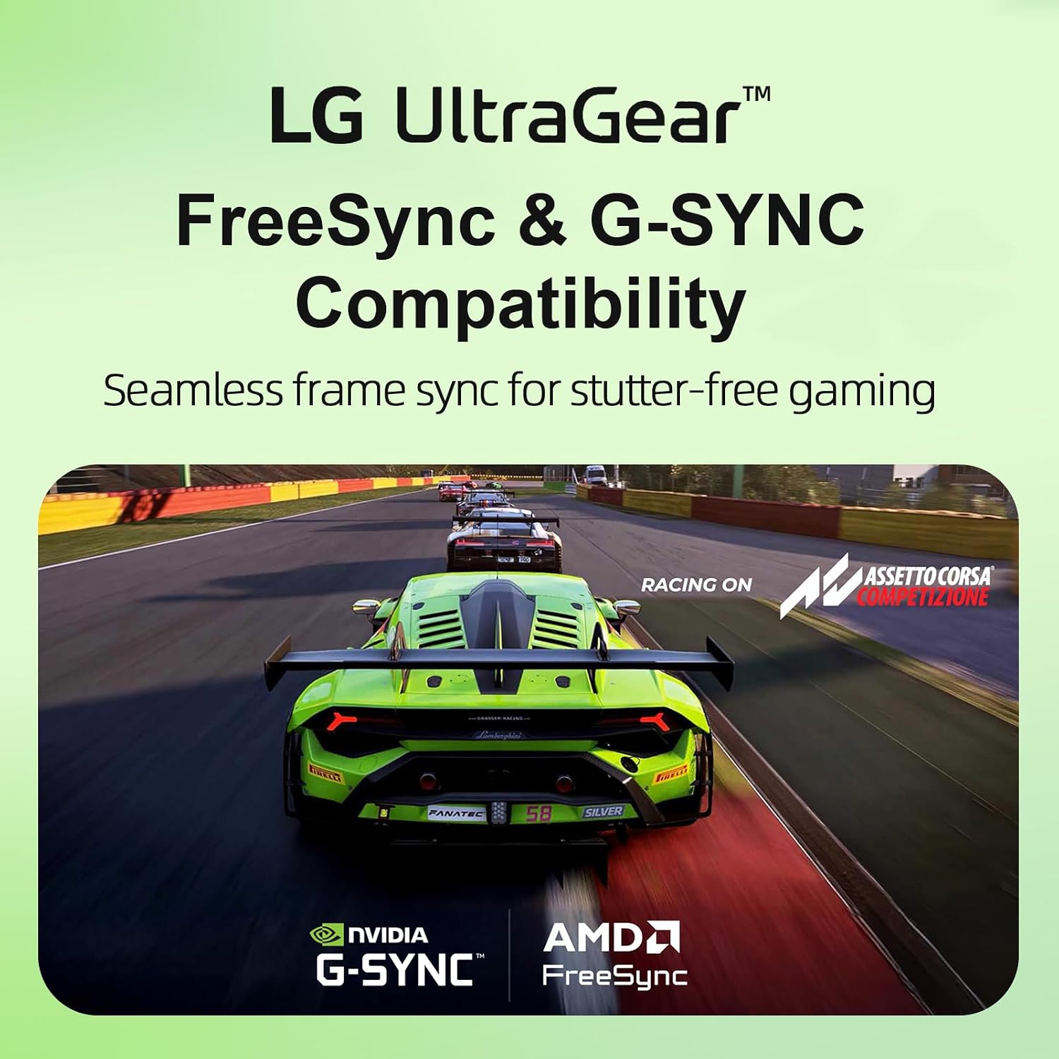 LG 24' Ultragear FHD Gaming Monitor, IPS Display, 144Hz Refresh Rate, 1ms MBR, HDR10, sRGB 99% Color Gamut, NVIDIA G-SYNC Compatible, AMD FreeSync, HDMI, DisplayPort, Vase Mountable, Tilt, Black