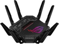 ASUS ROG Rapture GT-BE98 PRO First Quad-Band WiFi 7 Gaming Router supports 320MHz, Dual 10G Port, Triple-level Game Acceleration, Mobile Game Mode, Subscription-Free Security, AiMesh, and VPN features