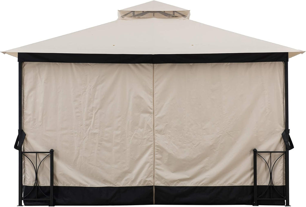 Sunjoy Replacement Curtain for 11x13 Belcourt Gazebo, Beige