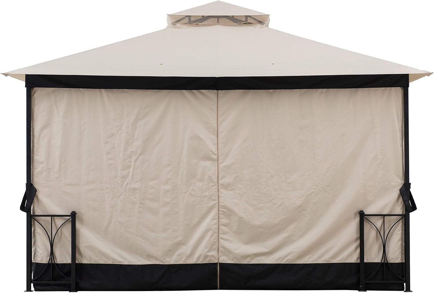 Sunjoy Replacement Curtain for 11x13 Belcourt Gazebo, Beige