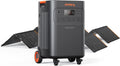 Jackery Solar Generator 5000 Plus with 2x500X Solar Panels, 5040Wh LiFePO4 Battery Power Station, 120V/240V 7200W AC Output, Portable Generator for Home Battery Backup, Power Outages