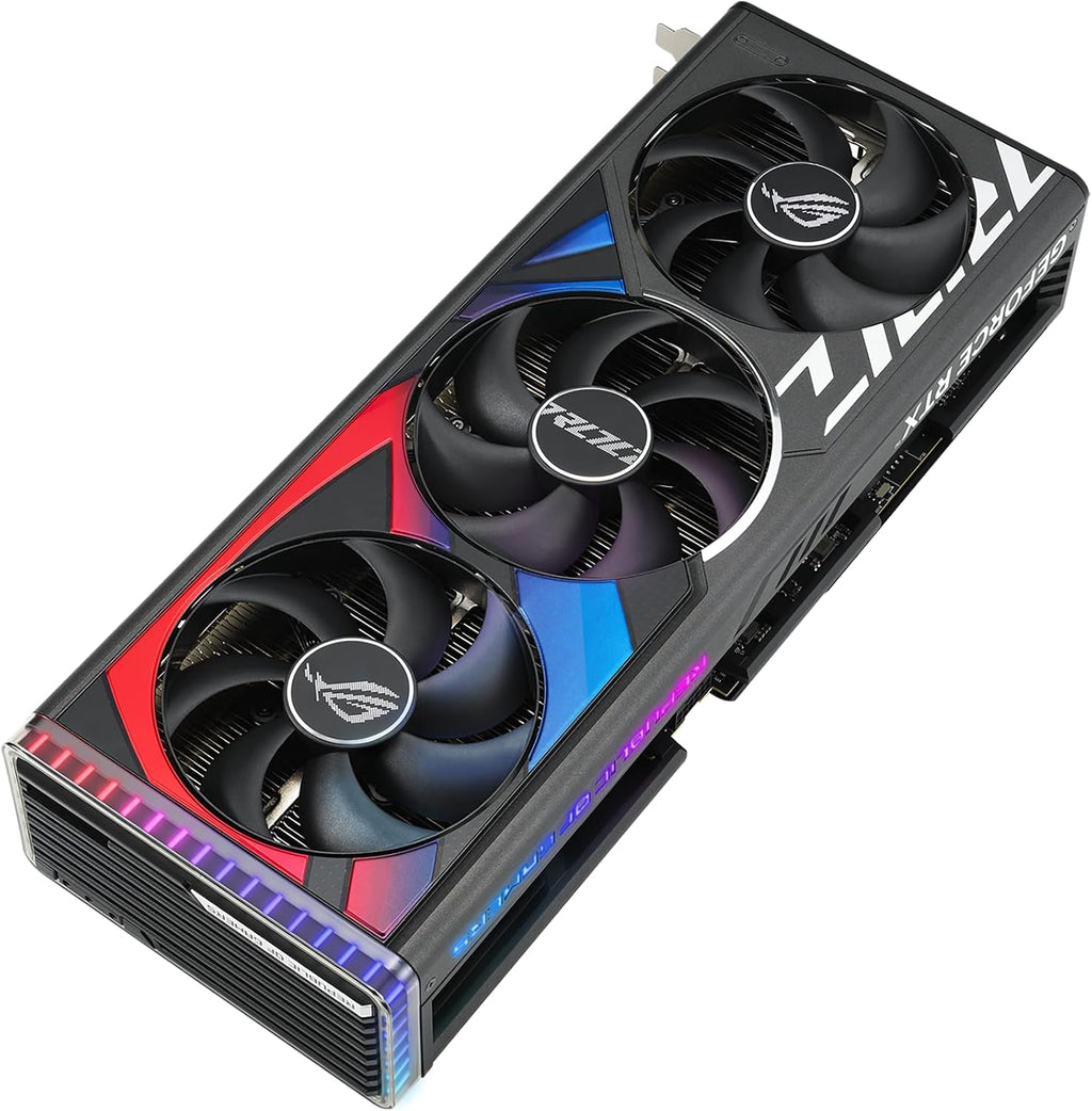 ASUS ROG Strix GeForce RTX™ 4080 Super Gaming Graphics Card (PCIe 4.0, 16GB GDDR6X, DLSS 3, HDMI 2.1a, DisplayPort 1.4a, Vapor Chamber, Massive Vented Backplate, Power Sensing, Aura Sync)