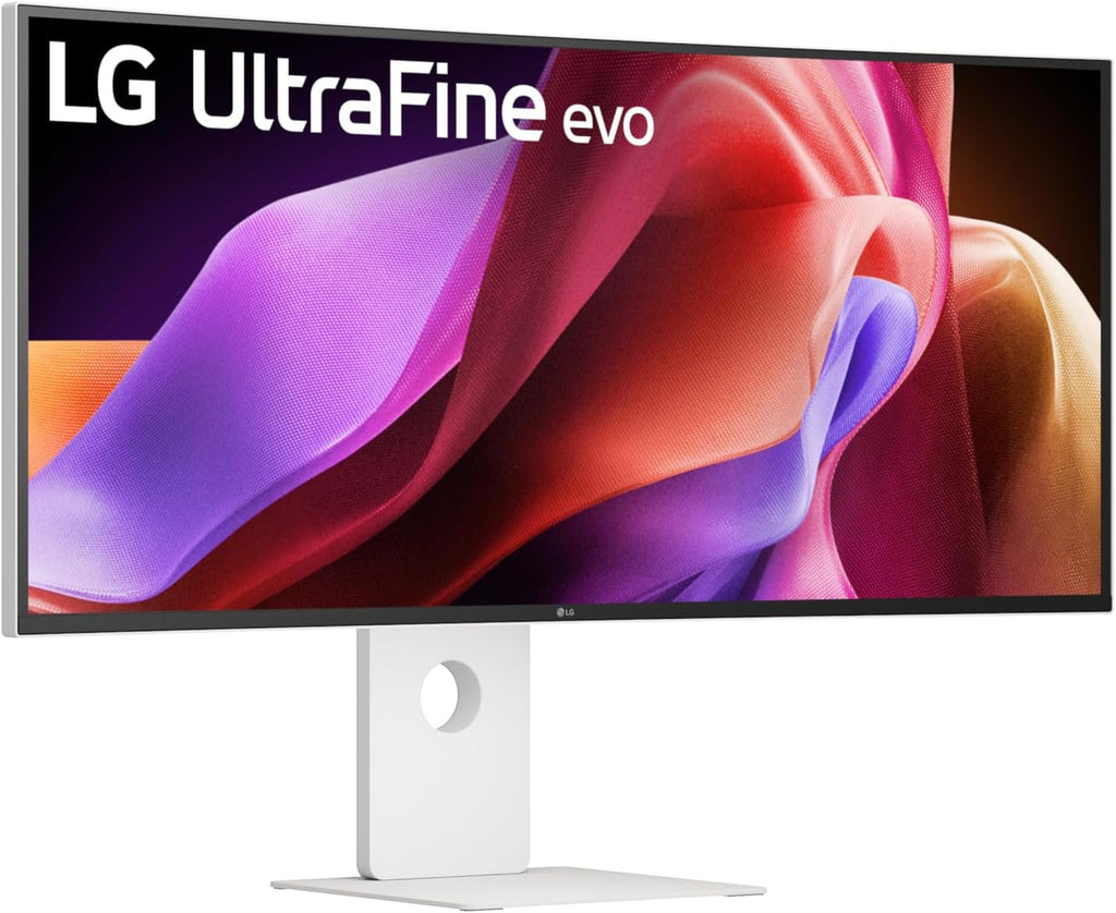 LG 40U990A-W 40-inch Ultrafine evo 5K2K WUHD (5120 x 2160) Nano IPS Curved Monitor, Thunderbolt 5, DisplayHDR 600, Built-in Speaker, 120Hz, HDMI 2.1, DP 2.1, USB C, Tilt/Height/Swivel Stand, White