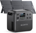 BLUETTI Solar Generator Elite 200 V2 with 2 100W Solar Panels Included, Portable Power Station 2073.6Wh w/ 4 2600W AC Outlets, 17-Year Lifespan LFP Emergency Power for Home Backup, Outages, Camping