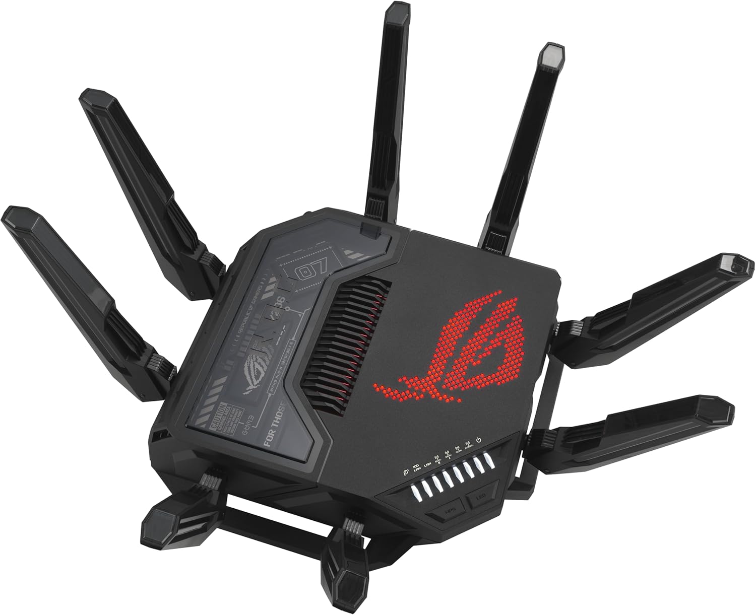 ASUS ROG Rapture GT-BE98 PRO First Quad-Band WiFi 7 Gaming Router supports 320MHz, Dual 10G Port, Triple-level Game Acceleration, Mobile Game Mode, Subscription-Free Security, AiMesh, and VPN features