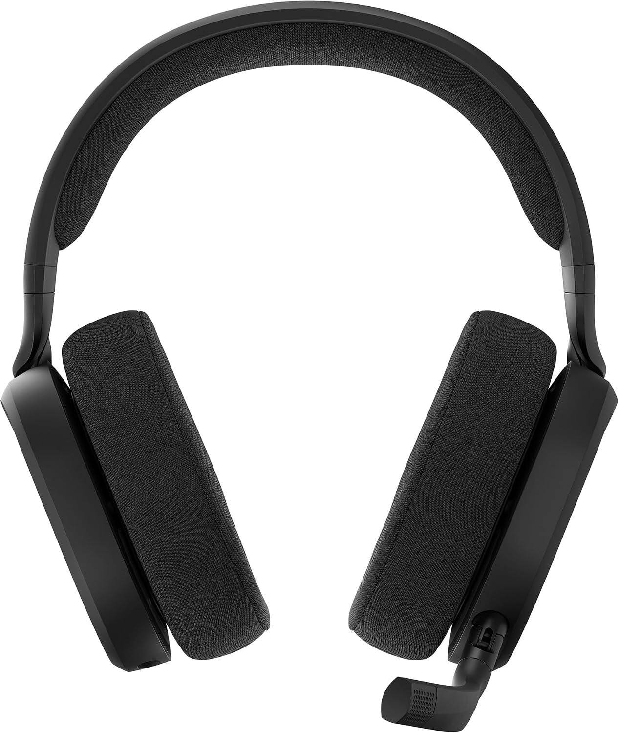 Fractal Design Scape Dark - Wireless PC Gaming Headset - Detachable Flip-to-Mute Microphone with Noise Cancellation - Battery Life Up to 40 Hours - Configurable Ambient Lighting - Black