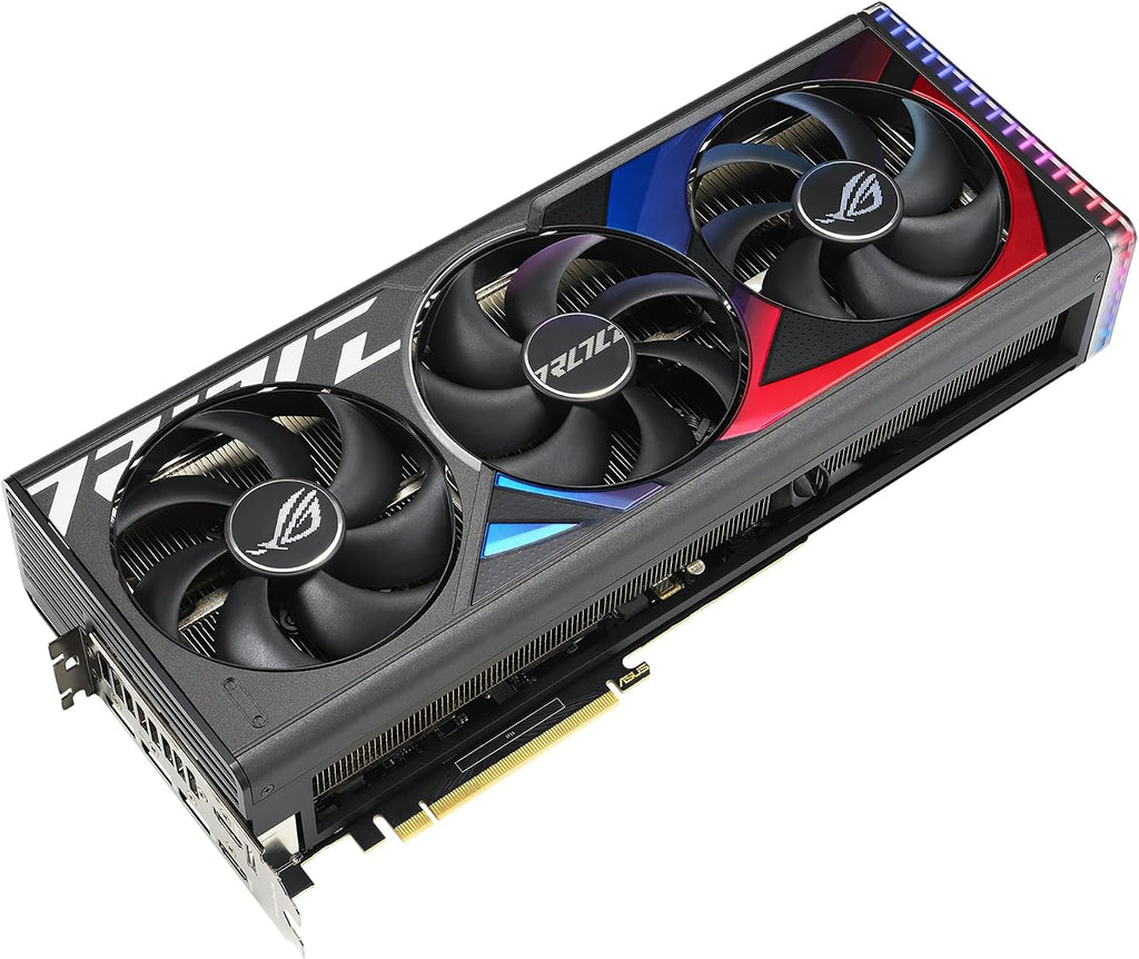 ASUS ROG Strix GeForce RTX™ 4080 Super Gaming Graphics Card (PCIe 4.0, 16GB GDDR6X, DLSS 3, HDMI 2.1a, DisplayPort 1.4a, Vapor Chamber, Massive Vented Backplate, Power Sensing, Aura Sync)