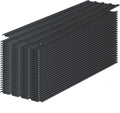 Roof Panels 10 pcs L60.63×W16.77 inch Galvanized Steel, Metal Corrugated Tin Roofing Panels Gazebo Top Cover Heavy Duty Roof Replacement for Patio Outdoor Garden, Black
