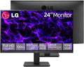 LG 24 inch FHD IPS Monitor, 100Hz, AMD FreeSync, 99% sRGB, Black Stabilizer & Flicker Safe, Anti-Glare, 3-Side Borderless Display, OnScreen Control, VESA Mountable, HDMI & VGA, Tilt Adjustable, Black