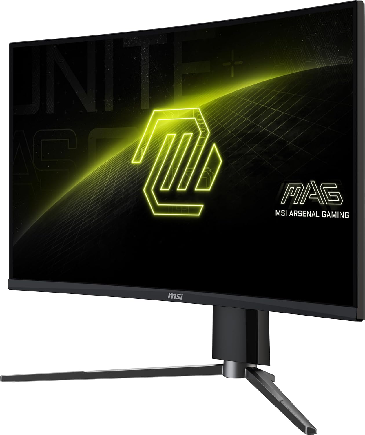 msi MAG 27CQ6PF 27-inch IPS 2560 x 1440 (QHD) Computer Monitor, 180Hz, Adaptive-Sync, HDMI, Display Port, VGA Port, VESA Mountable, Tilt, Height Adjustable, Speaker, 0.5ms, Black