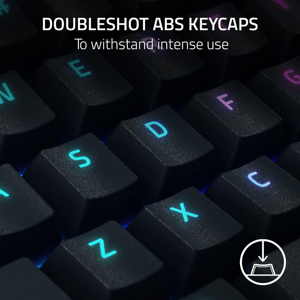 Razer BlackWidow V4 X Mechanical Gaming Keyboard: Green Switches Tactile & Clicky - 6 Macro Keys - Chroma RGB - Doubleshot ABS Keycaps - Roller & Media Keys - Snap Tap