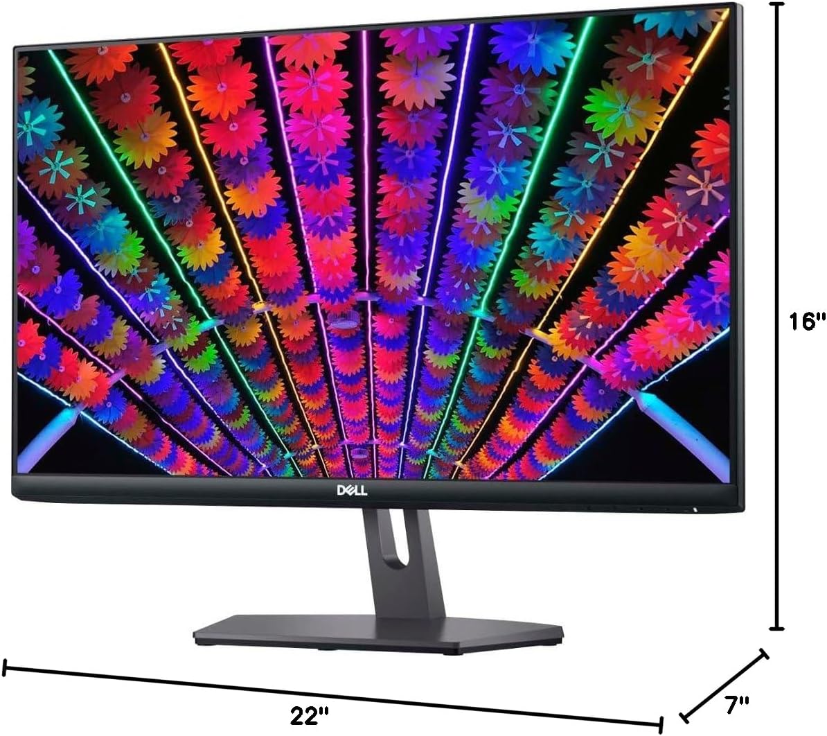 Dell S24 Series Monitor - 24 inch IPS LED FHD 144Hz - AMD FreeSync - VESA, 16:9 Monitor, 1ms MPRT, Low Blue Light, Flicker Free, Anti-Glare, 2 x HDMI, Black