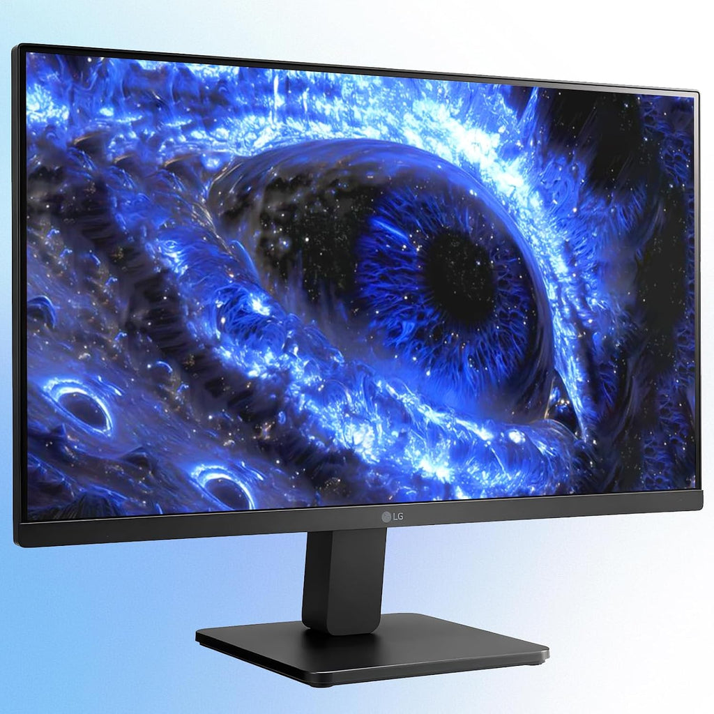 LG 24' FHD (1920 x 1080) IPS Monitor, 100Hz Refresh Rate, 99% sRGB, AMD FreeSync, 3-Side Borderless, Anti Glare, Tilt Adjustable, HDMI, VESA Mountable, for Gaming and Office
