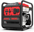 PowerSmart 4300-Watt Portable Generator with Inverter Technology, 3500W Rated, 223cc 4-Stroke Gas Powered Engine, 30 Amp for Home Backup, Camping, Emergency