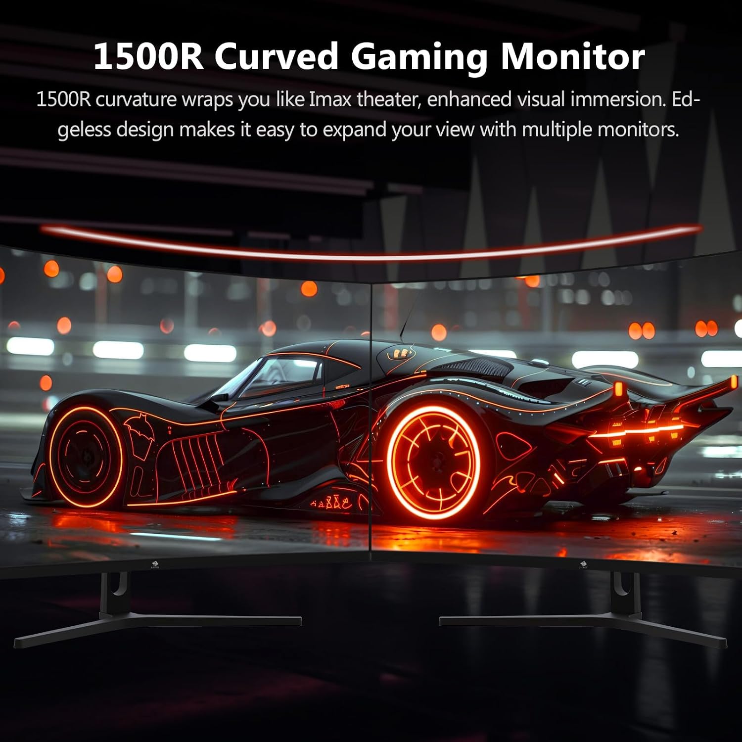 Z-Edge 32 inch Curved PC Gaming Monitor, FHD 1080P 240Hz Curved Monitor,1500R Computer Monitor, MPRT 1ms Monitor, FreeSync, Low Blue Light, UG32P 1X DP and 2X HDMI