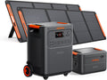 Jackery HomePower 3600 Plus Portable Power Station and Extra Battery with 2x 200W, 3600W AC Output, 7168Wh LFP Solar Generator, Expandable up to 21kWh, Essential Home Backup for Home Use, Emergencies
