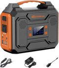 Portable Power Station 300W Solar Generator 280Wh(without Solar Panel), 110V Portable Power Bank with AC Outlet Pure Sine Wave, DC, USB QC3.0, External Battery Power Pack for Camping RV Outdoor Use