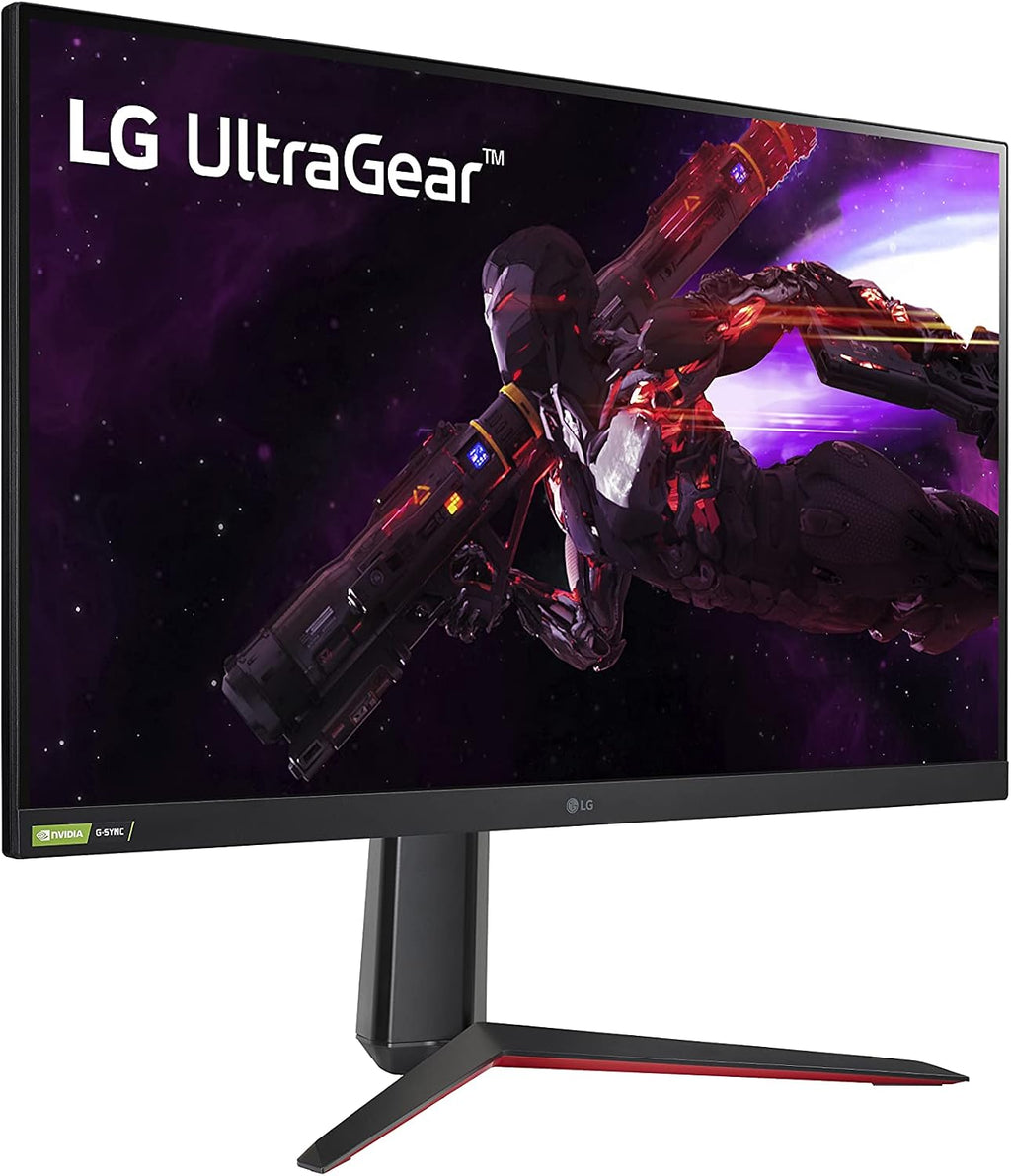 LG 32GP850-B 32-inch QHD (2560 x 1440) Ultragear Gaming Monitor, Nano IPS, 165Hz, 1ms, G-Sync, AMD FreeSync Premium, HDR10, HDMI, DisplayPort, Tilt/Height/Pivot Stand, 3-Side Borderless Design, Black