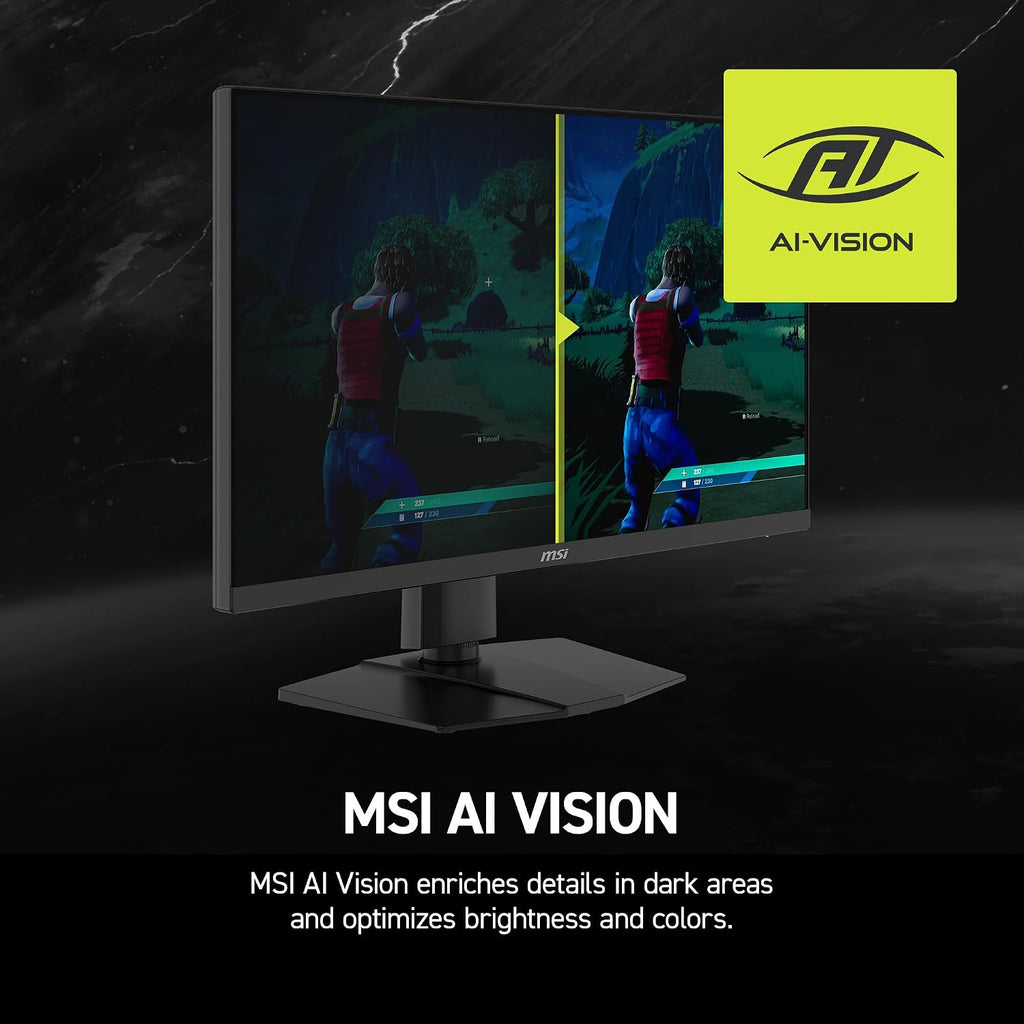 msi MAG 274QPF E20 27-inch 2560 x 1440 (WQHD) Gaming Monitor, 200Hz, AMD Adaptive Sync, HDR Ready, HDMI, VGA Port, VESA Mountable, Tilt, 4-Side Slim Bezel, 0.5ms, Black