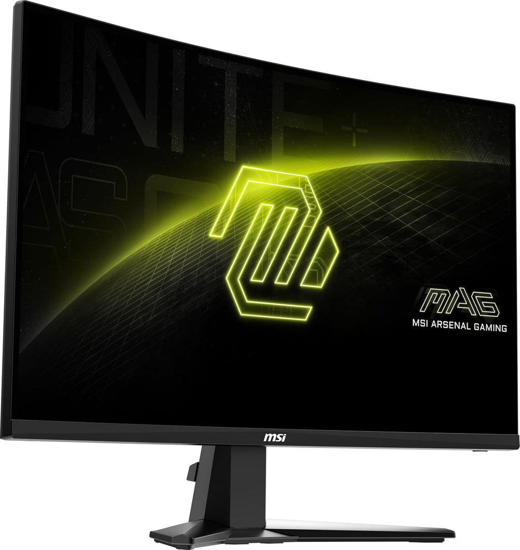 msi MAG 276CXF 27-inch 1920 x 1080 (FHD) Curved Monitor, 280Hz, HDMI, DisplayPort, VGA Port, VESA Mountable, Tilt, Speaker, Slim Bezel, 0.5ms, Black