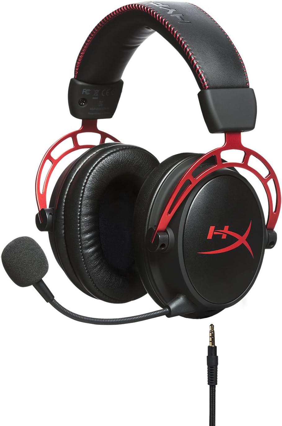 HyperX Cloud Alpha Gaming Headset - Dual Chamber Drivers - Durable Aluminum Frame - Detachable Microphone and HyperX Alloy Core RGB - Gaming Keyboard - Quiet & Responsive - 5-Zoned RGB Backlit Keys