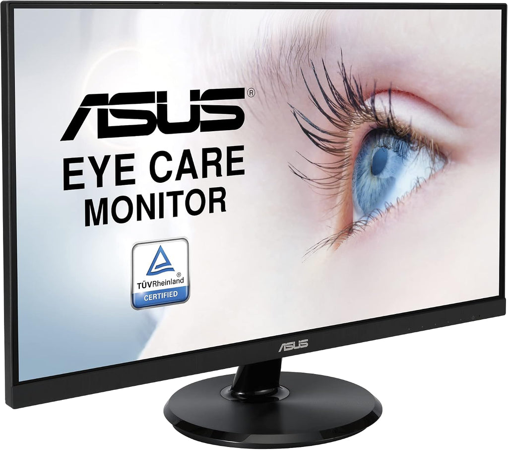 ASUS 23.8' 1080P Monitor (VA24DCP) - Full HD, IPS, 75Hz, USB-C 65W Power Delivery, Speakers, Adaptive-Sync/FreeSync, Low Blue Light, Flicker Free, VESA Mountable, Frameless, HDMI