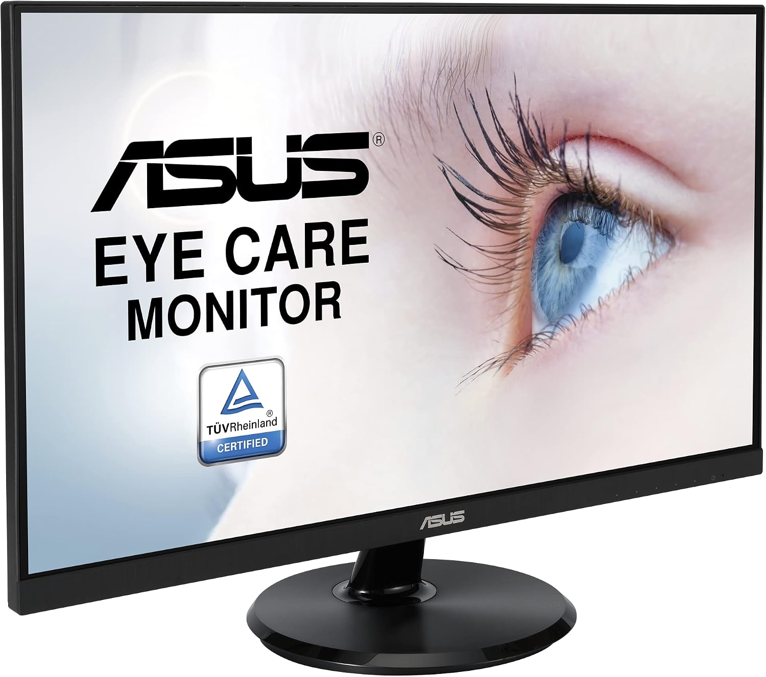 ASUS 23.8' 1080P Monitor (VA24DCP) - Full HD, IPS, 75Hz, USB-C 65W Power Delivery, Speakers, Adaptive-Sync/FreeSync, Low Blue Light, Flicker Free, VESA Mountable, Frameless, HDMI