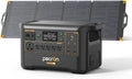 PECRON Portable Power Station F3000LFP with 200W Solar Panel*1, 3072Wh Solar Camping Generator can expand to 10752Wh, 3600W Solar Generator for RV, Home Use, CPAP