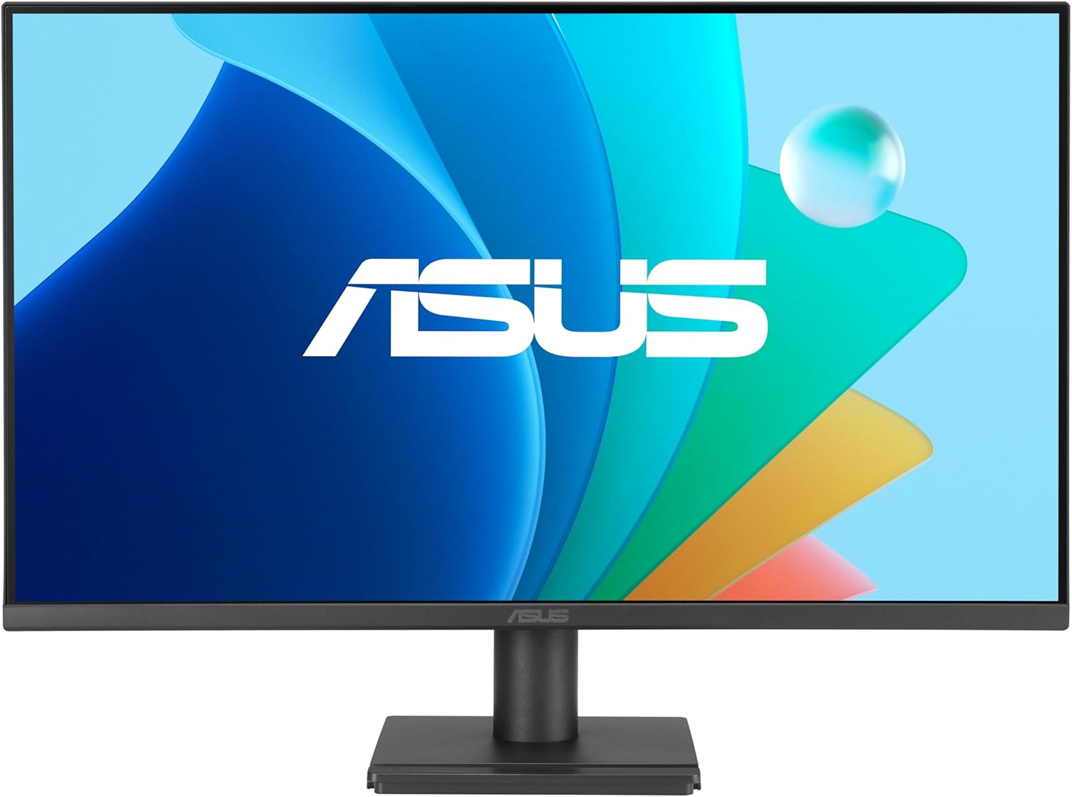 ASUS 27' 1080P Computer Monitor (VA279HG) - Full HD IPS Display, 120Hz, 1ms, Adaptive-Sync, Eye Care, Frameless, HDMI, VESA Mountable, 3 Year Warranty