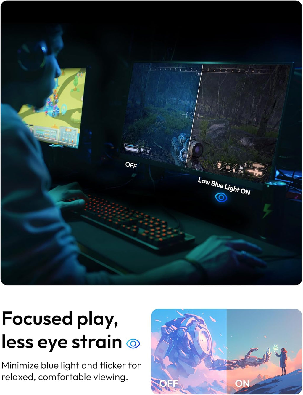 Pixio PXC248 Wave 24 inch 200Hz Refresh Rate FHD 1080p Resolution 1500R Curve Fast VA Panel 1ms GTG Response Time Adaptive Sync HDR Curved Gaming Monitor